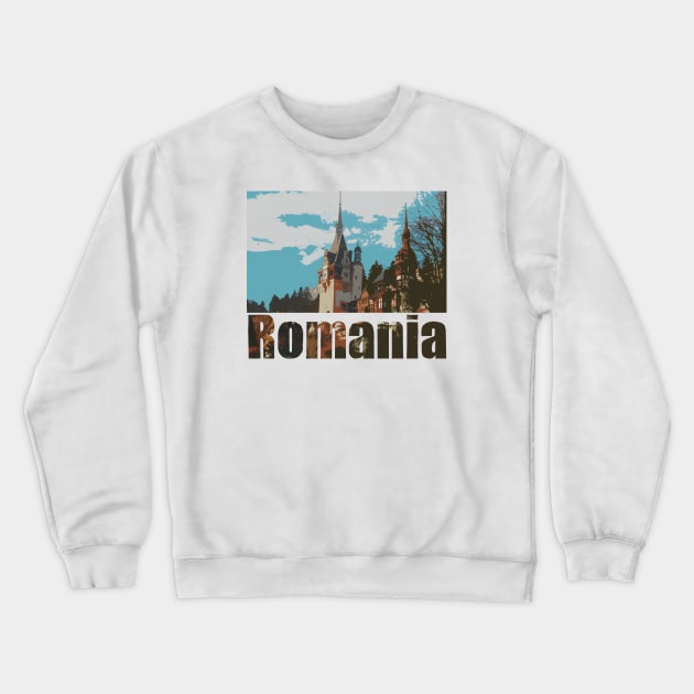 veiw romania Crewneck Sweatshirt by happy.andiar